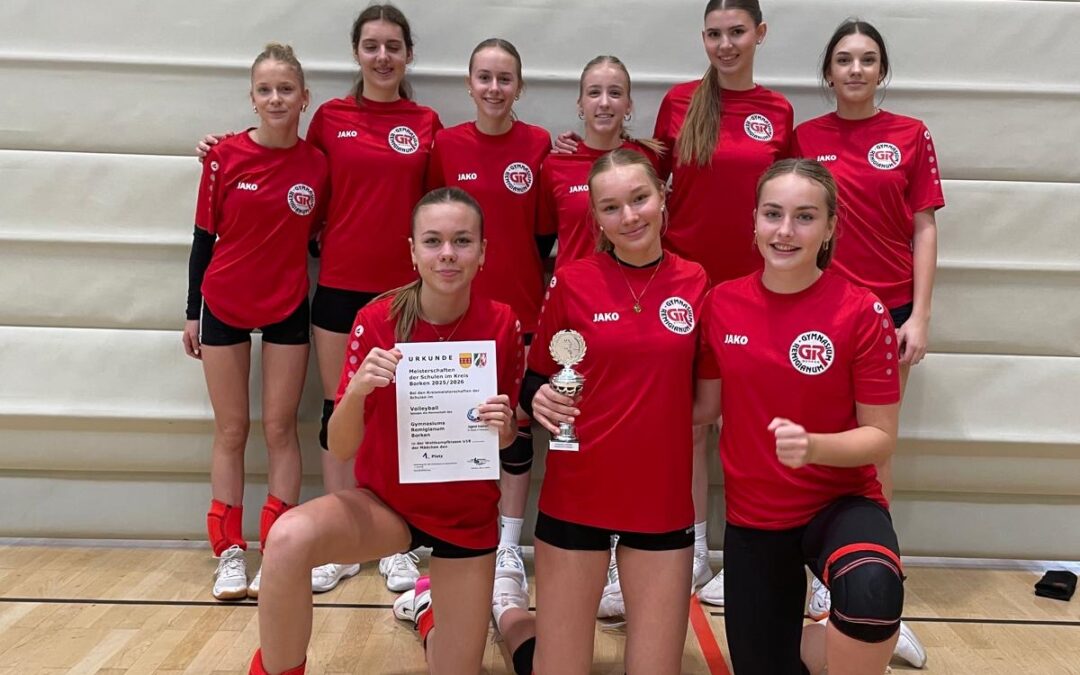 Kreismeisterschaft in Borken: Volleyballerinnen verteidigen ihren Titel