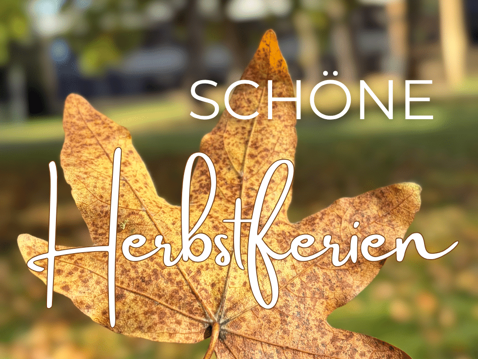 Schöne Herbstferien!